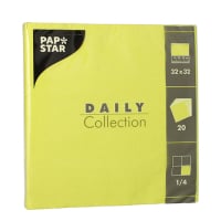 20 Servietten &quot;DAILY Collection&quot; 1/4-Falz 32 cm...