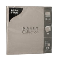 20 Servietten &quot;DAILY Collection&quot; 1/4-Falz 32 cm...