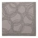 50 Servietten &quot;ROYAL Collection&quot; 1/4-Falz 40 cm x 40 cm grau &quot;Bubbles&quot;