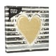 30 Servietten, 3-lagig 1/4-Falz 33 cm x 33 cm &quot;Sparkling Heart&quot;