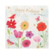 20 Servietten, 3-lagig 1/4-Falz 33 cm x 33 cm &quot;Birthday Flowers&quot;