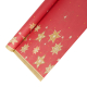 Papstar Tischdecke, Papier 6 m x 1,2 m rot &quot;Just Stars&quot;