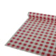 Tischdecke, Folie 50 m x 80 cm rot &quot;Karo&quot;