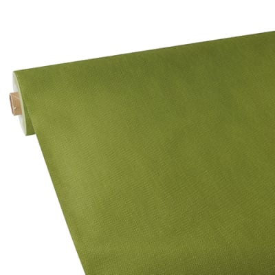 Tischdecke, stoff&auml;hnlich, Vlies &quot;soft selection plus&quot; 25 m x 1,18 m olivgr&uuml;n