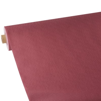 Tischdecke, stoff&auml;hnlich, Vlies &quot;soft selection plus&quot; 25 m x 1,18 m bordeaux