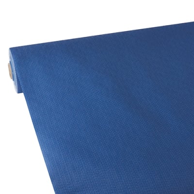 Tischdecke, stoff&auml;hnlich, Vlies &quot;soft selection plus&quot; 25 m x 1,18 m dunkelblau