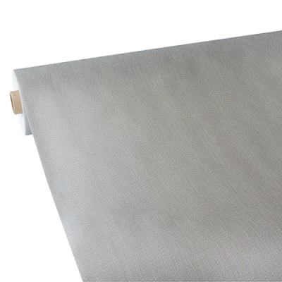 Tischdecke, stoff&auml;hnlich, Vlies &quot;soft selection plus&quot; 25 m x 1,18 m silber