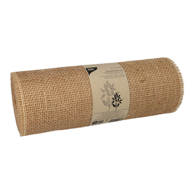 Papstar Dekoband Jute 10 m x 30 cm natur auf Rolle