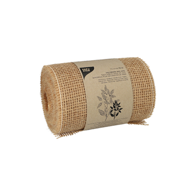 Papstar Dekoband Jute 10 m x 15 cm natur auf Rolle