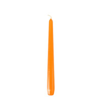 50 Leuchterkerzen &Oslash; 2,2 cm x 25 cm orange
