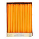50 Leuchterkerzen &Oslash; 2,2 cm x 25 cm orange