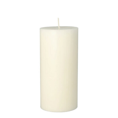 Papstar Stumpenkerze &Oslash; 70 mm x 150 mm weiss aus 100% Stearin, durchgef&auml;rbt