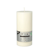 Papstar Stumpenkerze &Oslash; 70 mm x 150 mm weiss aus 100% Stearin, durchgef&auml;rbt