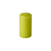 8 Stumpenkerzen &Oslash; 50 mm x 100 mm kiwi