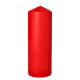 Papstar Stumpenkerze &Oslash; 70 mm x 200 mm rot