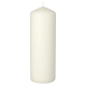 Stumpenkerze &Oslash; 70 mm x 200 mm weiss