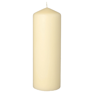 Stumpenkerze &Oslash; 70 mm x 200 mm creme