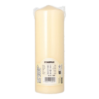 Stumpenkerze &Oslash; 70 mm x 200 mm creme