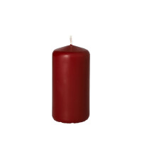 Papstar Stumpenkerze &Oslash; 50 mm x 100 mm bordeaux