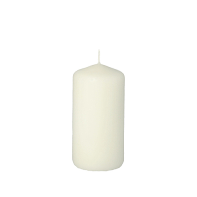 Stumpenkerze &Oslash; 50 mm x 100 mm weiss