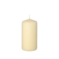 Stumpenkerze &Oslash; 50 mm x 100 mm creme
