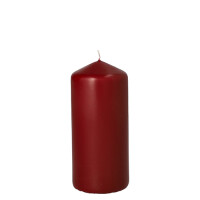 Stumpenkerze &Oslash; 60 mm x 130 mm bordeaux
