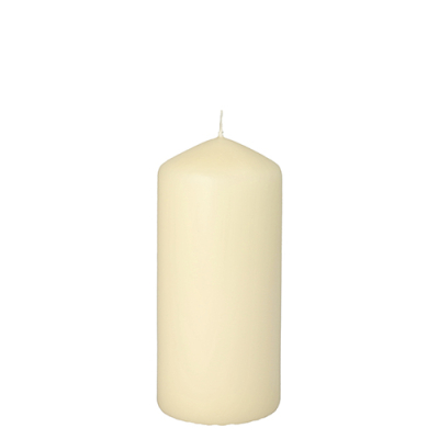 Stumpenkerze &Oslash; 60 mm x 130 mm creme