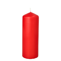Papstar Stumpenkerze &Oslash; 60 mm x 165 mm rot