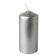 Stumpenkerze &Oslash; 60 mm x 130 mm silber