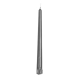 Papstar 8 Leuchterkerzen &Oslash; 2,2 cm x 25 cm grau aus 100 % Stearin