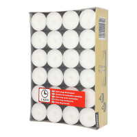 72 Teelichte &Oslash; 39 mm x 17,5 mm weiss x mit langer...