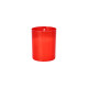 Papstar 4 Grablichte "Stundenbrenner" &Oslash; 5 cm x 6,5 cm rote H&uuml;lle