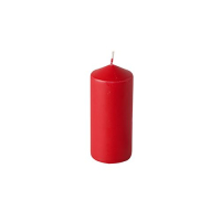 10 Stumpenkerzen &Oslash; 40 mm x 90 mm rot