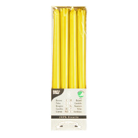 Papstar 8 Leuchterkerzen &Oslash; 2,2 cm x 25 cm gelb aus...