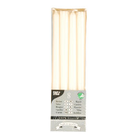 Papstar 8 Leuchterkerzen &Oslash; 2,2 cm x 25 cm creme...