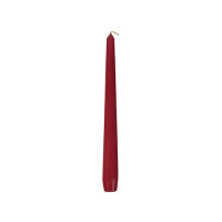 50 Leuchterkerzen &Oslash; 2,2 cm x 25 cm bordeaux