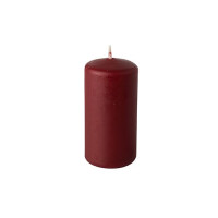 8 Stumpenkerzen &Oslash; 50 mm x 100 mm bordeaux