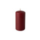 8 Stumpenkerzen &Oslash; 50 mm x 100 mm bordeaux