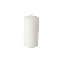 8 Stumpenkerzen &Oslash; 50 mm x 100 mm weiss