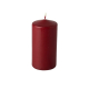 6 Stumpenkerzen &Oslash; 60 mm x 115 mm bordeaux