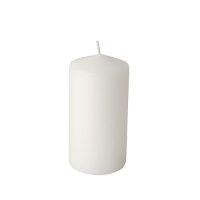 6 Stumpenkerzen &Oslash; 60 mm x 115 mm weiss