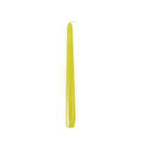 50 Leuchterkerzen &Oslash; 2,2 cm x 25 cm limonengr&uuml;n