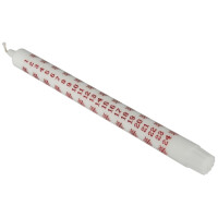 Papstar Kalenderkerze &Oslash; 22 mm x 290 mm weiss