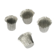 Papstar 18 Kerzenh&uuml;lsen &Oslash; 1,9 cm x 2,7 cm silber