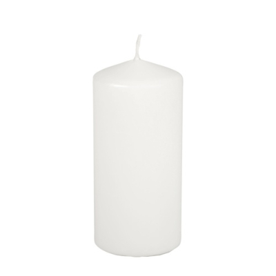 Papstar Stumpenkerze &Oslash; 69 mm x 150 mm weiss