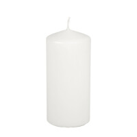 Papstar Stumpenkerze &Oslash; 69 mm x 150 mm weiss