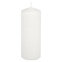 Papstar Stumpenkerze &Oslash; 69 mm x 180 mm weiss