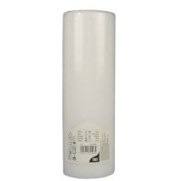 Papstar Stumpenkerze &Oslash; 80 mm x 250 mm weiss mit Flachkopf