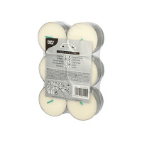 Papstar 12 Maxi Lichte &Oslash; 59 mm x 20 mm weiss aus...