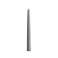 50 Leuchterkerzen &Oslash; 2,2 cm x 25 cm grau